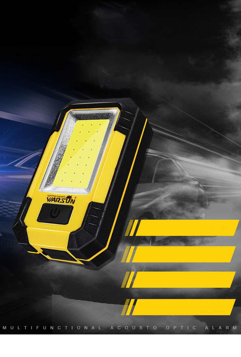 30W LED作業灯 ランタン ワークライト アウトドア キャンプ COB USB 充電式 マグネット 投光器 非常時 防災 停電 自動車整備 夜間作業 ハンディライト コンパクト