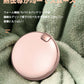 【ピンク】充電式カイロ ハンドウォーマー 化粧ミラー  電気カイロ 大容量5000mAh 急速充電モバイルバッテリー 携帯ハンドウォーマーミラー USB充電式 3in1 両面発熱 ミラー 2段階温度調節 3秒即暖 冷え性対策 プレゼント ギフト 男性 女性 防寒 グッズ