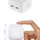 35W デュアル USB type-C ポート搭載 コンパクト電源アダプター ACアダプター iPhone 充電 android コンセント コンパクト 同時充電可能
