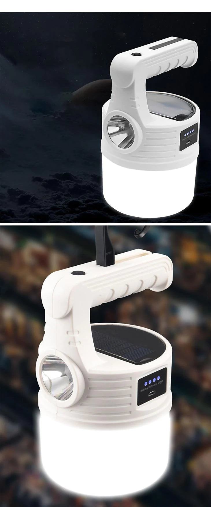 LED ランタン USB充電式 キャンプ ランプ 懐中電灯 防災 停電対策 アウトドア 調光 防水 ハンディ 電池残量 大容量バッテリー 長時間 高輝度 夜釣り