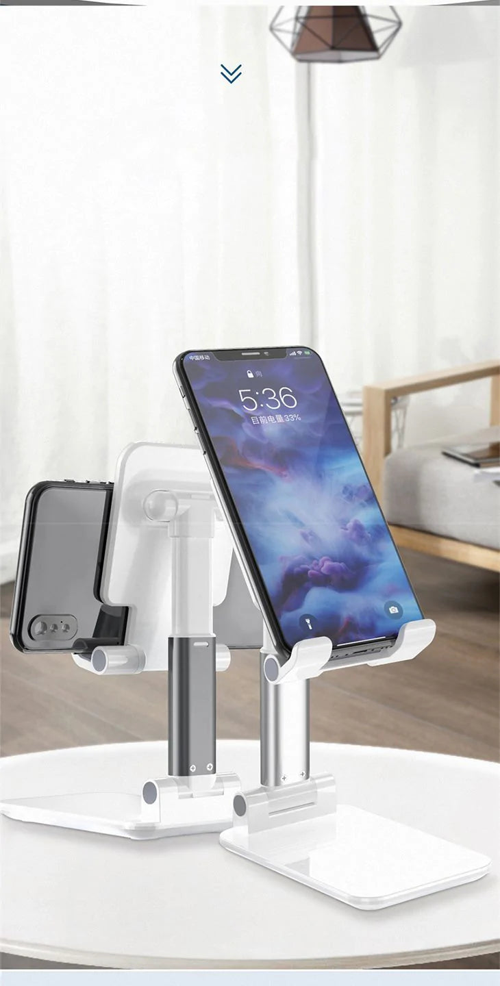 【ブラック】スマホスタンド スマホホルダー タブレット iPhone iPad 収納 角度調整 折りたたみ コンパクト 滑り止め 落下防止 オフィス デスク 安定