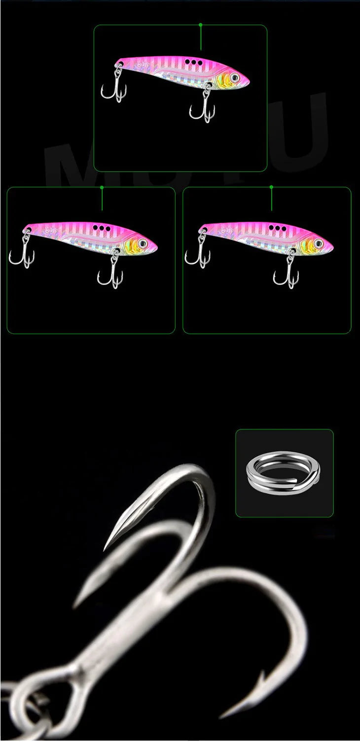 【7G】メタルジグ7点セット ルアー 7ｇ 10g 14g 18 g 魚釣り リアルな形状 釣果アップ ３Dレーザー塗装 釣り具 ジギング 釣り フィッシング 反射魚体