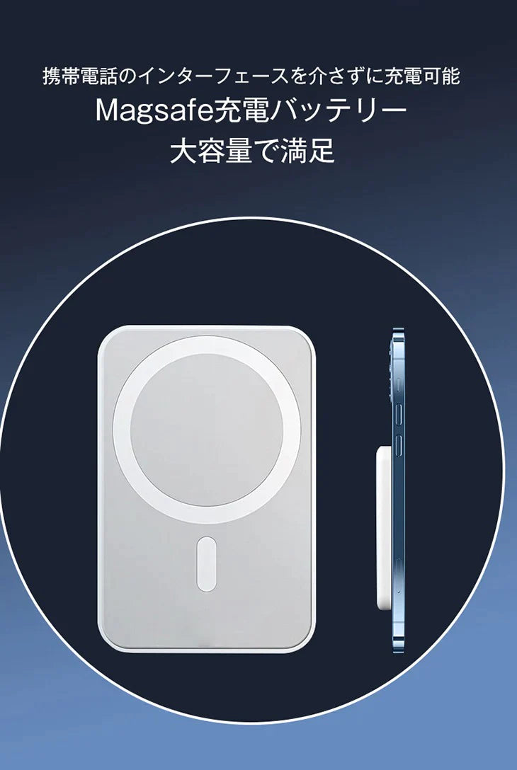 【IPHONE13PRO】Magsafe充電セット ワイヤレスイヤホン 6点セット 急速充電 イヤホン充電ケース 20W充電アダプター 充電ケーブル 5000mAh充電バッテリー Magsafe充電器 Magsafe充電バッテリー Magsafe対応ケース カバー iphone13 iphone12
