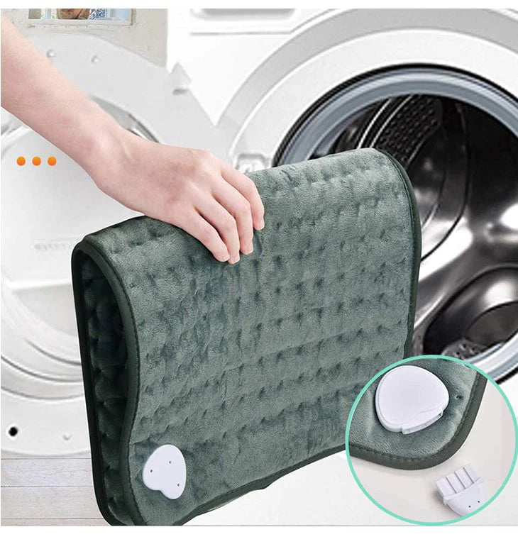 【グレー】多機能 加熱パッド 電気毛布 電気マット 防寒対策 自動電源オフ 洗濯機で洗える 安心安全 防水 防湿 スマート温度制御機能搭載 防災 あたたかい 冷え性対策