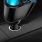 【Quick charge 3.0 カーチャージャー】5in1  シガーソケット 2連 増設 延長 車載 急速充電 USB 充電器 スマートフォン 充電器 スマホ タブレッ iphone 大容量 アイフォン