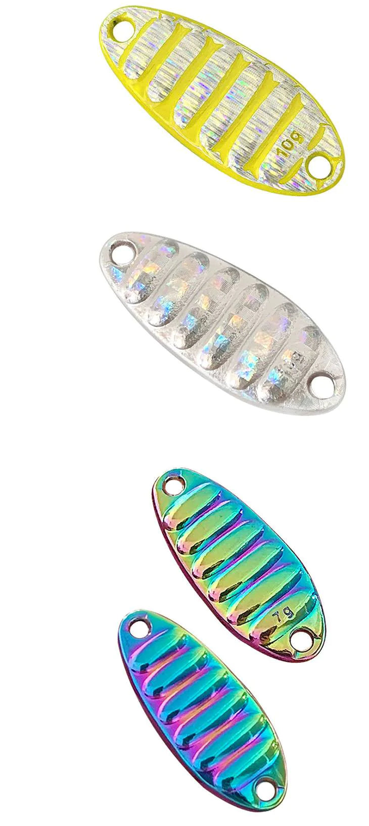 【25G】7点セット トラウトスプーン ルアー 釣り 釣果率アップ ネイティブトラウト フィッシング 高品質 釣り具 クラッシックタイプ 定番スプーン