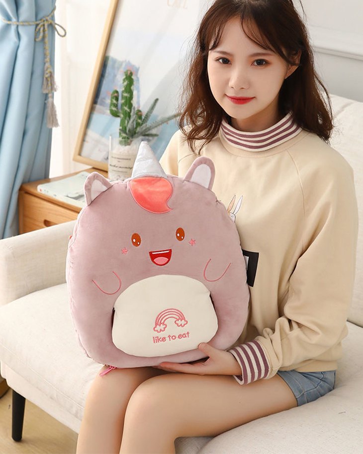 【ピンク】充電式フットウォーマー かわいい ぬいぐるみ 暖かい 電気ウォーマー USB充電加熱 DC電源加熱 湯たんぽ モード選択可能 多機能 冷え性 冷え対策 足元暖房