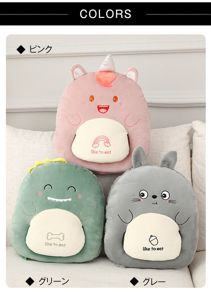 【グレー】充電式フットウォーマー かわいい ぬいぐるみ 暖かい 電気ウォーマー USB充電加熱 DC電源加熱 湯たんぽ モード選択可能 多機能 冷え性 冷え対策 足元暖房