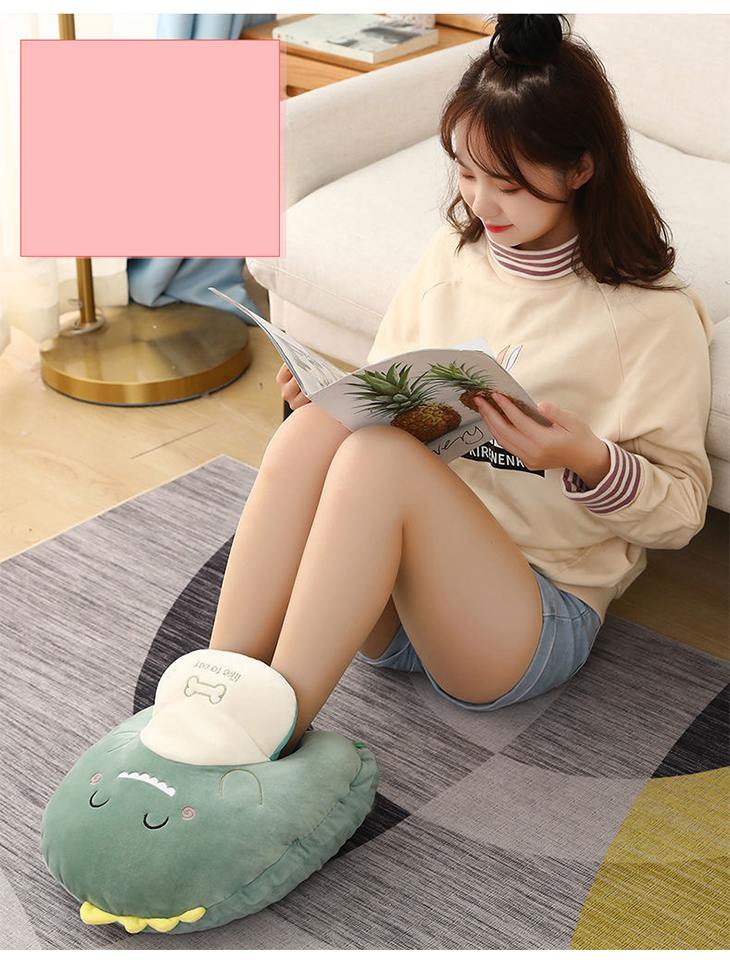 【グリーン】充電式フットウォーマー かわいい ぬいぐるみ 暖かい 電気ウォーマー USB充電加熱 DC電源加熱 湯たんぽ モード選択可能 多機能 冷え性 冷え対策 足元暖房