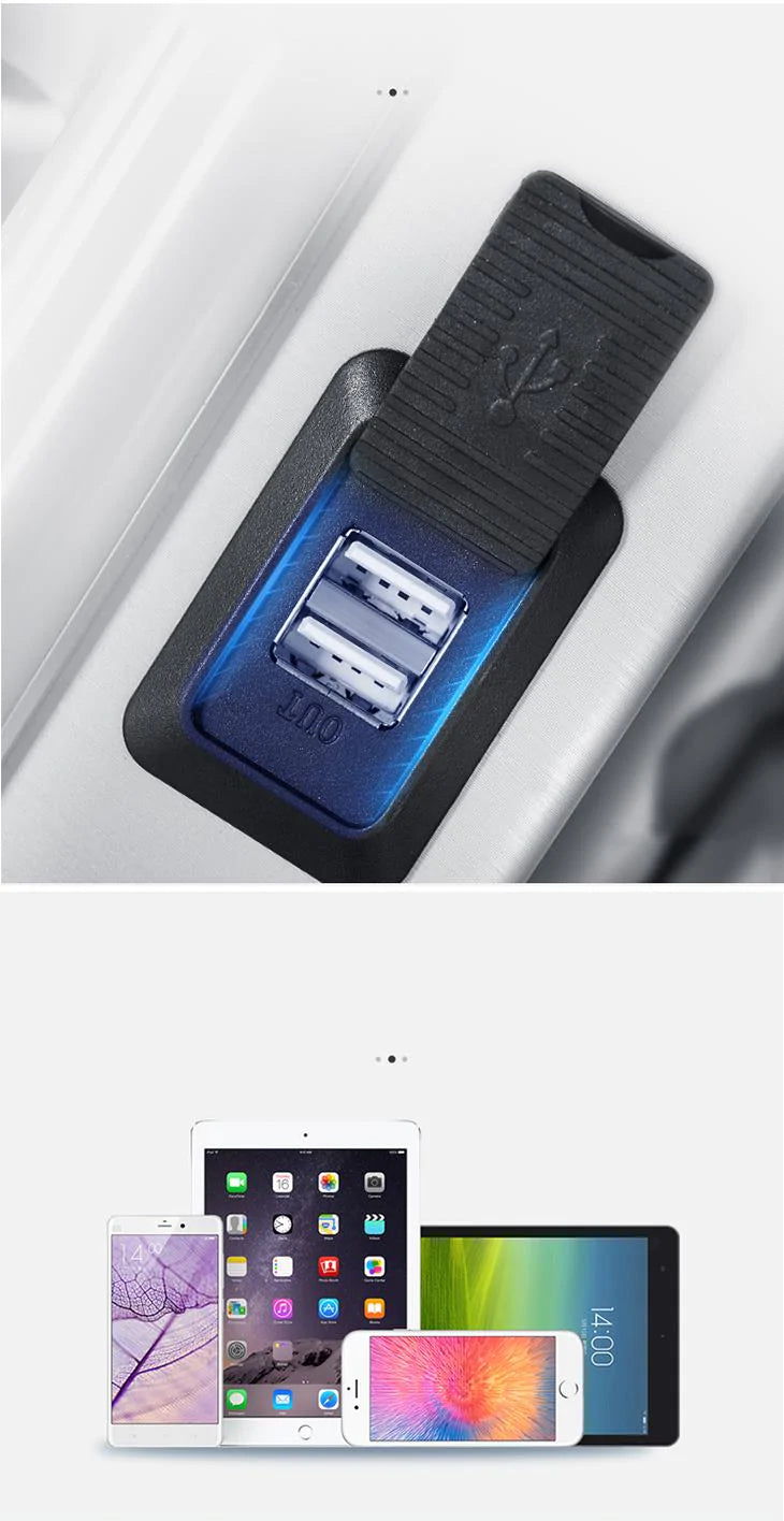【ホワイト】電動 乗れるキャリーケース 乗用 スーツケース 充電式 らくちん 高耐荷重 旅行 トラベル 充電式 アダプタ付き 電子ブレーキ スピーカー内蔵