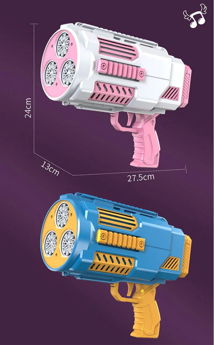 【ブルー】電動シャボン玉マシン バブルマシン ビッグバブルガン バブルガン おもちゃ 鉄砲 ファン キッズ 玩具 子供 プレゼント プール 超人気 トレンド かわいい