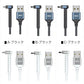 【Cブラック】充電ケーブル 充電器 ケーブル USB 1m 急速充電 REMAX iP Micro Type-C L字