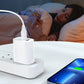 USB充電 ACアダプター 2口 type-C 同時充電 急速充電 超速充電 PD対応 iPhone android iPad 30W 3倍速い 高性能 高品質 コンパクト 持ち運び シンプル