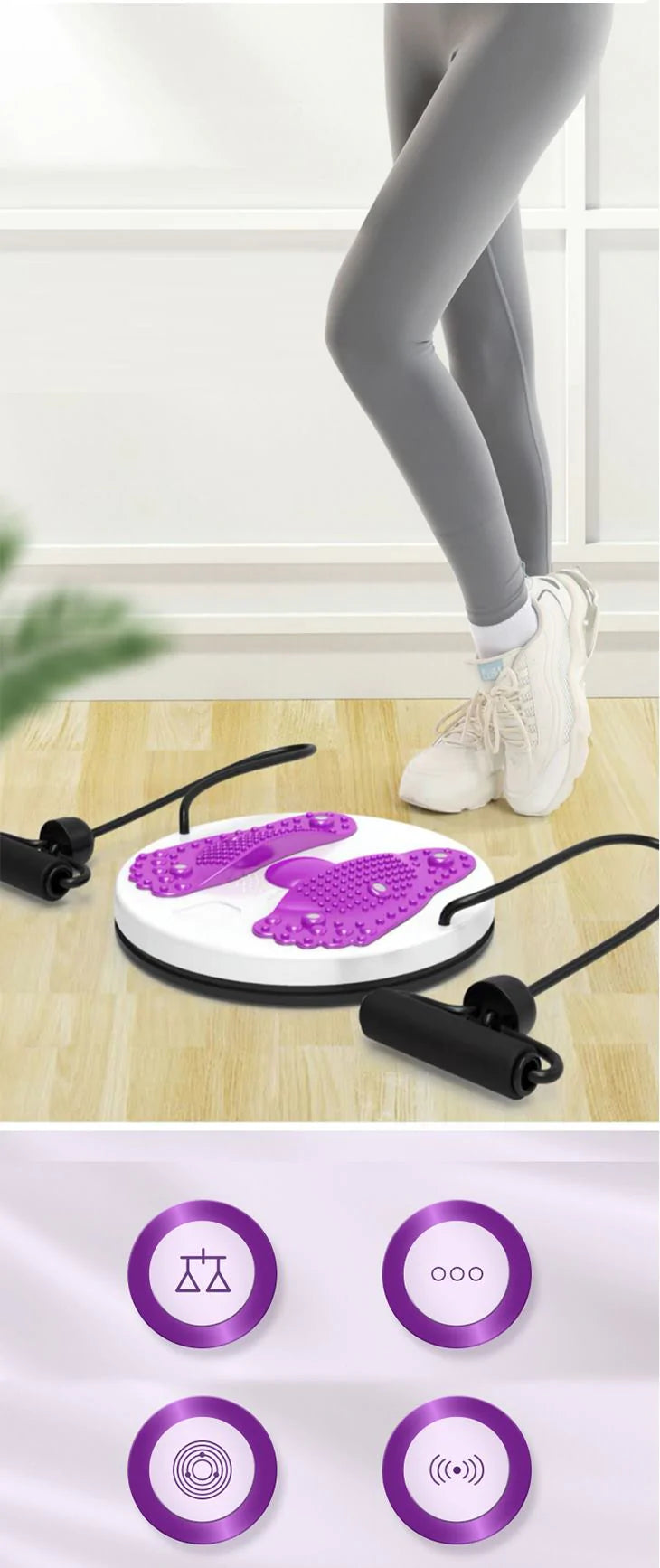 【ピンク】エクササイズウエストツイスト ツイストボード ツイスター スピン ダイエット ツイストプレート スピンボード 腰回り ねじり運動 体幹 ズ ウエスト 全身 ダイエット