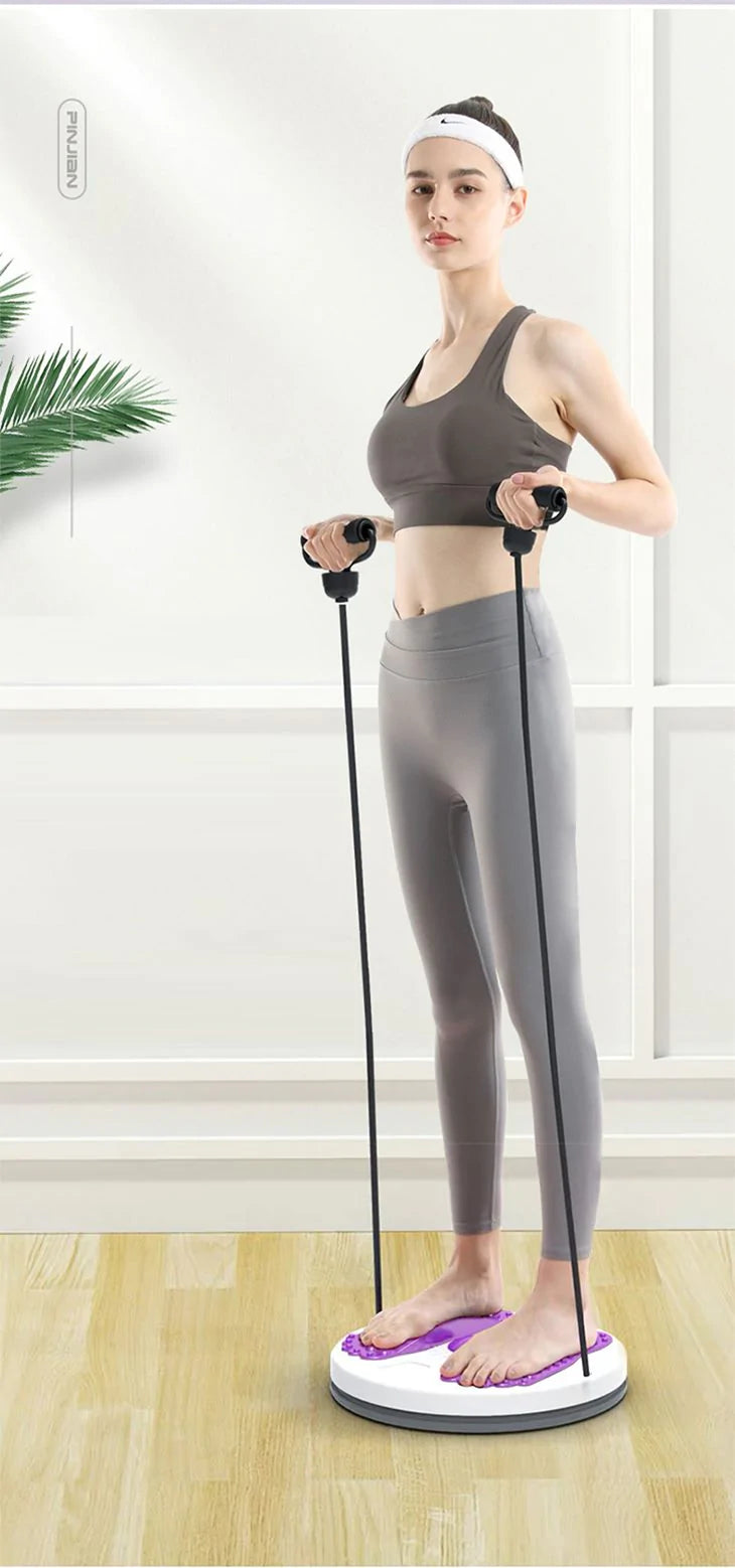 【グリーン】エクササイズウエストツイスト ツイストボード ツイスター スピン ダイエット ツイストプレート スピンボード 腰回り ねじり運動 体幹 ズ ウエスト 全身 ダイエット