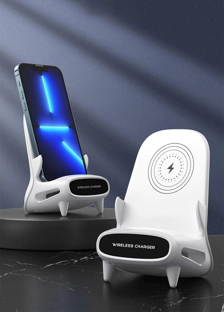 15W 急速充電 ワイヤレス充電器 多対応 高速充電 スタンド マグネット QI充電器 スマホ iPhone 縦置き 横置き コンパクト 持ち運び 音質向上 安定感