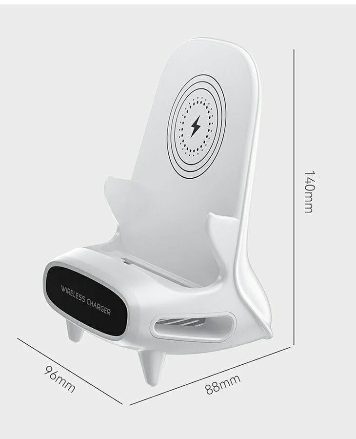 15W 急速充電 ワイヤレス充電器 多対応 高速充電 スタンド マグネット QI充電器 スマホ iPhone 縦置き 横置き コンパクト 持ち運び 音質向上 安定感