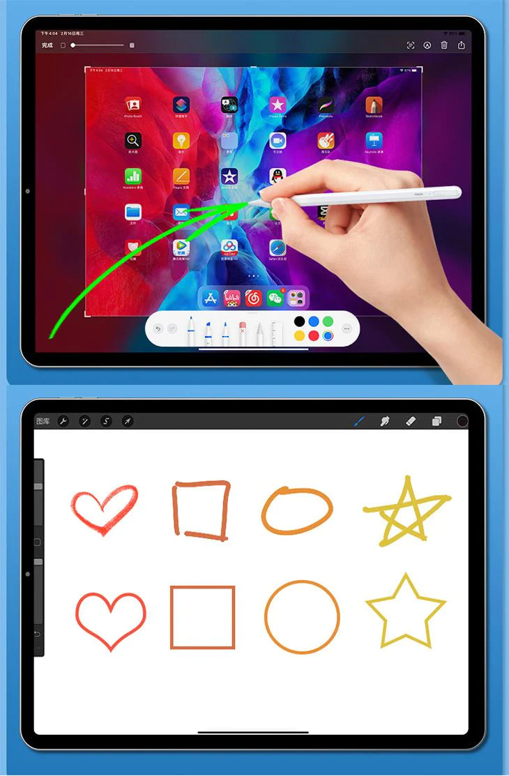 タッチペン タブレット スマートフォン スマホ iPhone Android Bluetooth 極細 高速充電 12時間連続 軽量 Type-C