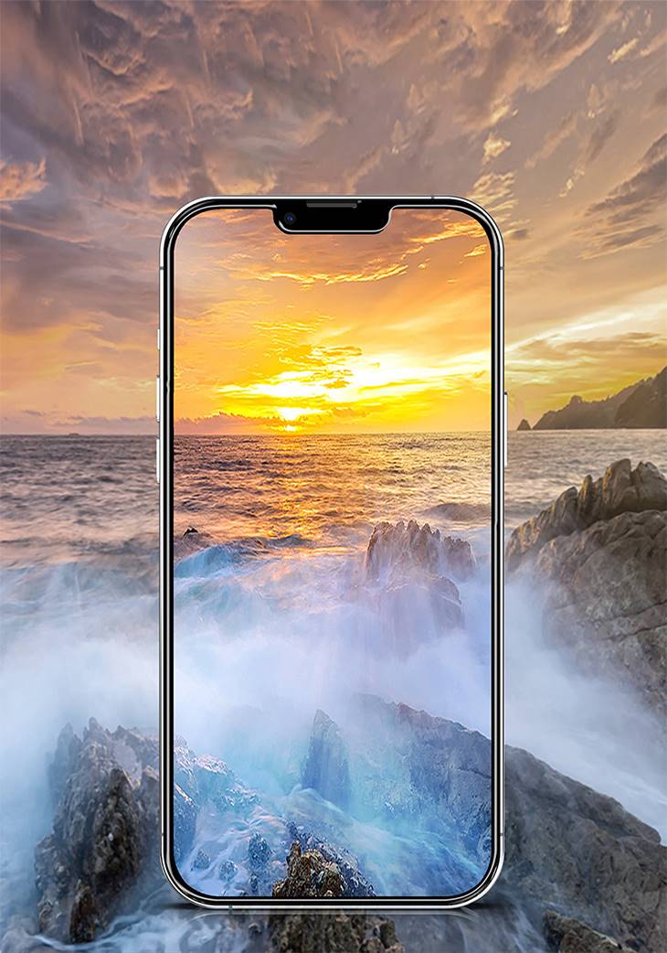 【IPHONE13】1秒で貼り付け完了 iPhone ずれない 保護フィルム 気泡なし 耐衝撃 頑丈 ガラスコーティング フレームフィルム一体型 ワンタッチ 簡単