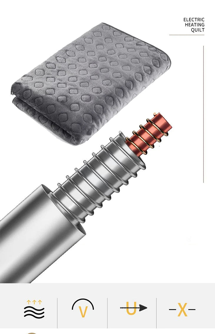 ウォームブランケット 150X80 電気毛布 通気性抜群 洗濯機OK やわらかい ふわふわ 昼寝 ひざ掛け 大判 オフィス 液晶表示 防水