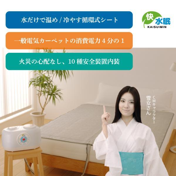 【温活／眠活】光熱費削減・節電・省エネ｜敷く湯たんぽ｜敷くヒーター｜快水眠ダブル