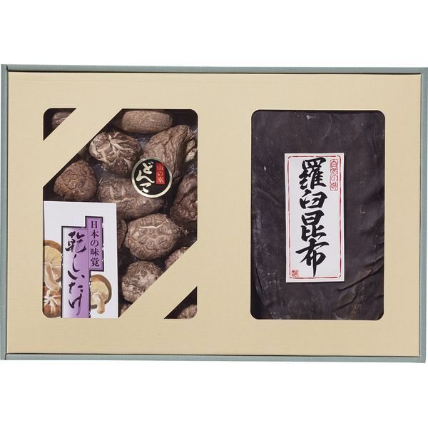 九州産椎茸・羅臼昆布詰合せ