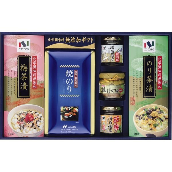 ニコニコのり 化学調味料無添加 和食満彩詰合せ