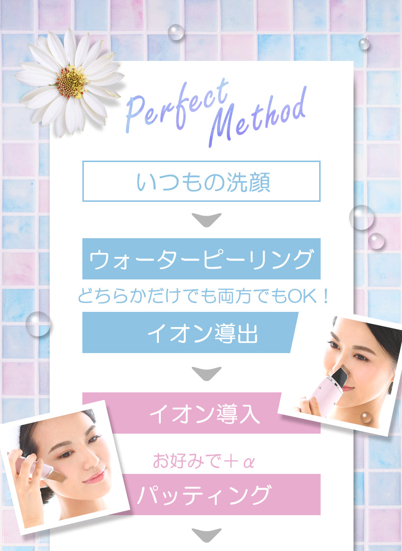 （Grossy Pink）毛穴汚れを水のチカラで弾き出すウォーターピーリング美顔器【美ルル アクアルファ】