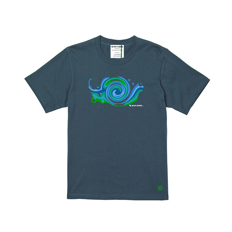 T-shirts 【SHUT DOWN】 Size SM Navy