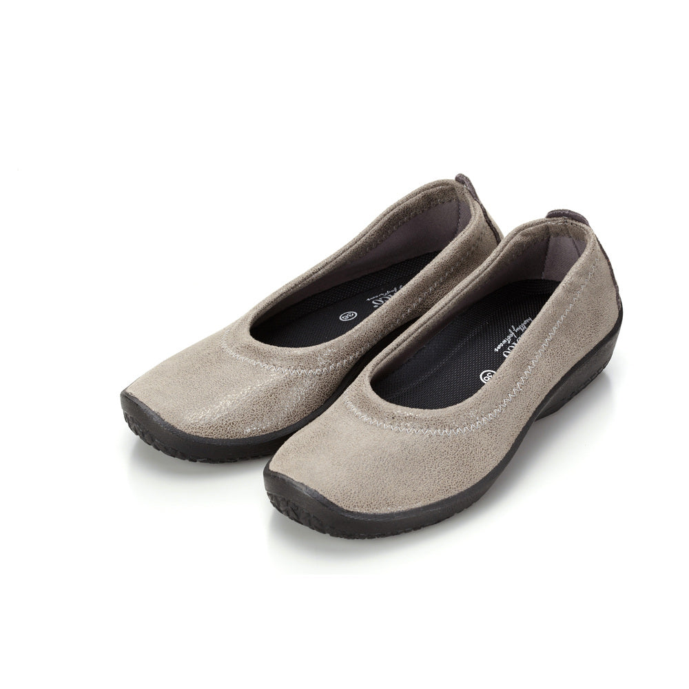 【5061060.L.GREY・24.5cm】 アルコペディコ 通販 Lライン BALLERINA LUXE バレリーナルクス バレエシューズ レディース パンプス 痛くない ぺたんこ ローヒール 歩きやすい 柔らかい 痛くない フラットシューズ