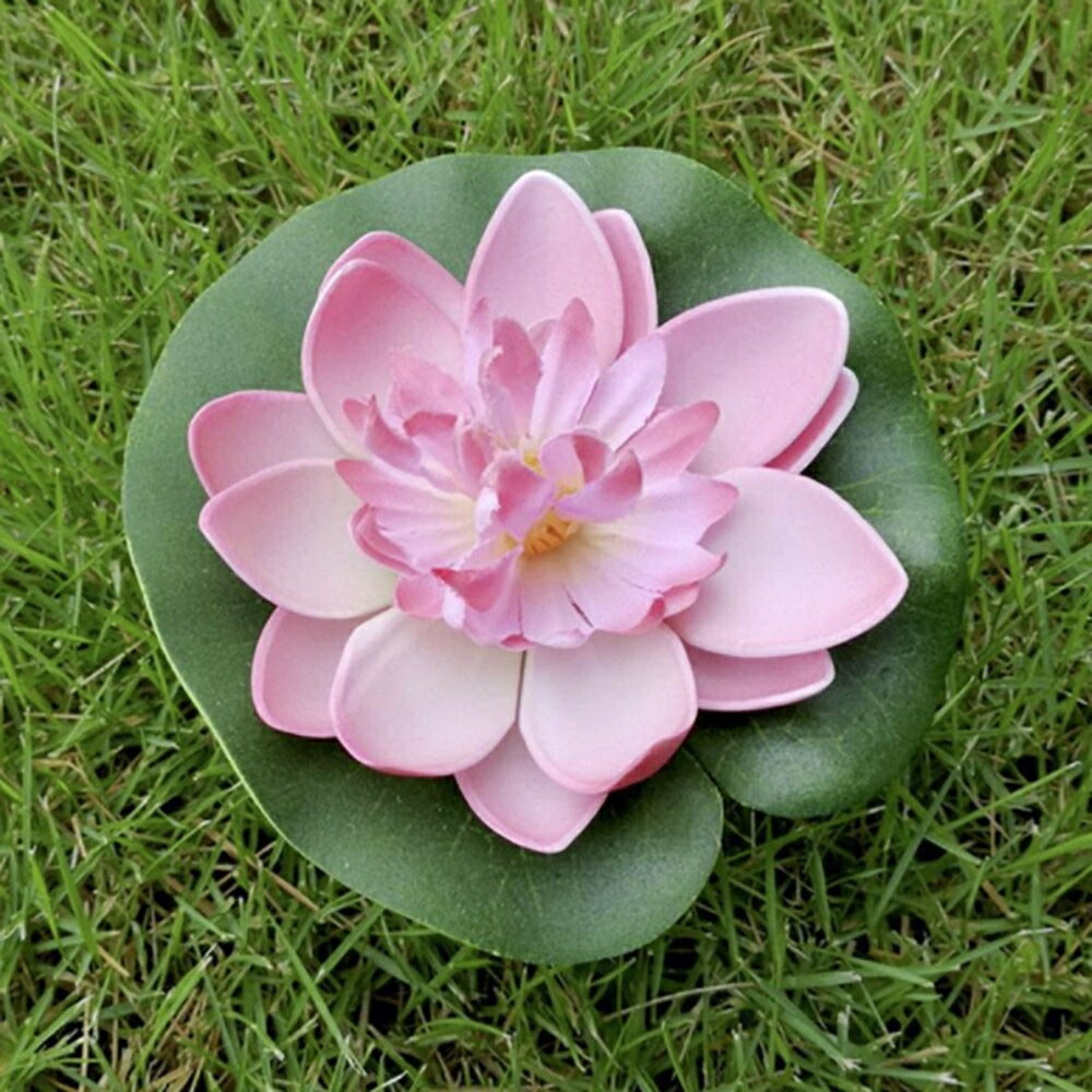 造花 蓮の花 蓮華 5個セット ロータス lotus 浮かせ花 フローティングフラワー アートフラワー フェイクフラワー アジアン雑貨 お得 フローティング フラワー 雑貨 アジアン小物 造り花 華 風水 風景 ホームデコレーション
