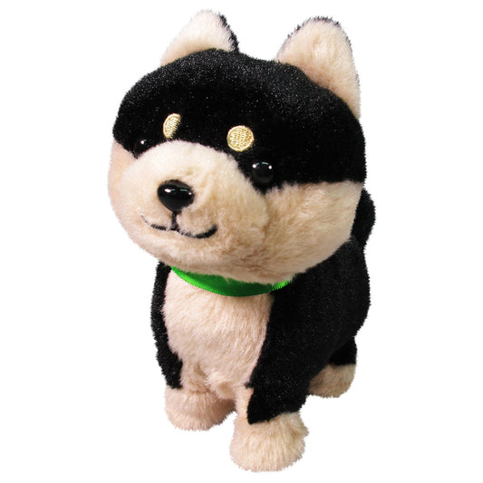 【黒豆シバ・0】 ものまね ぬいぐるみ 通販 おもちゃ 動くぬいぐるみ ものまねアニマル モノマネ 声マネ こえマネ 動く しゃべる 人形 いぬ 犬 柴犬 豆シバ 黒豆シバ 動物 アニマル おしゃべり ギフト