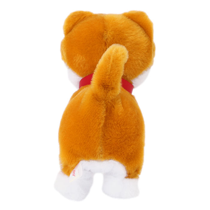 【豆シバ】 ものまね ぬいぐるみ 通販 おもちゃ 動くぬいぐるみ ものまねアニマル モノマネ 声マネ こえマネ 動く しゃべる 人形 いぬ 犬 柴犬 豆シバ 黒豆シバ 動物 アニマル おしゃべり ギフト