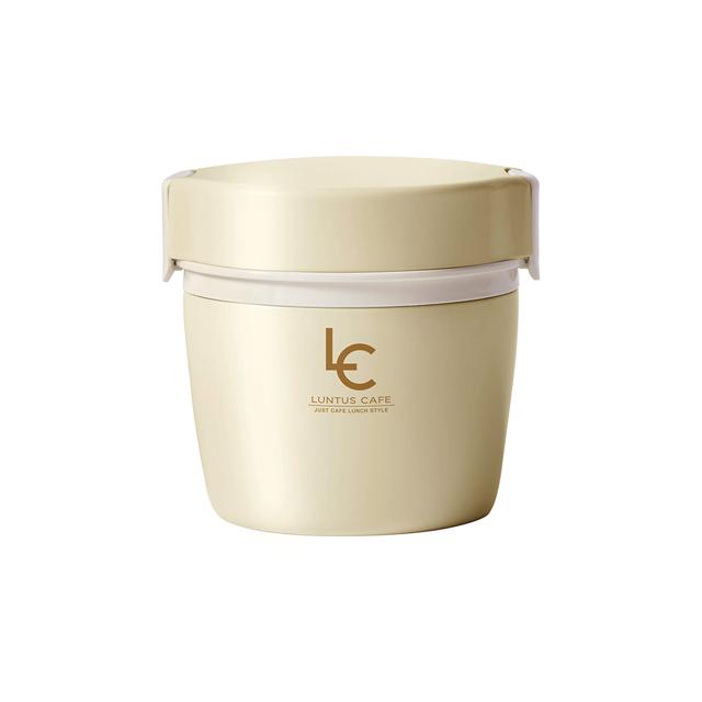 【アイボリー・as3200】 ランチジャー 通販 保温 女性 2段 丼 おしゃれ 弁当箱 500ml ランチボックス ステンレス製 シンプル レディース メンズ 二段 男性 カフェ丼ランチ