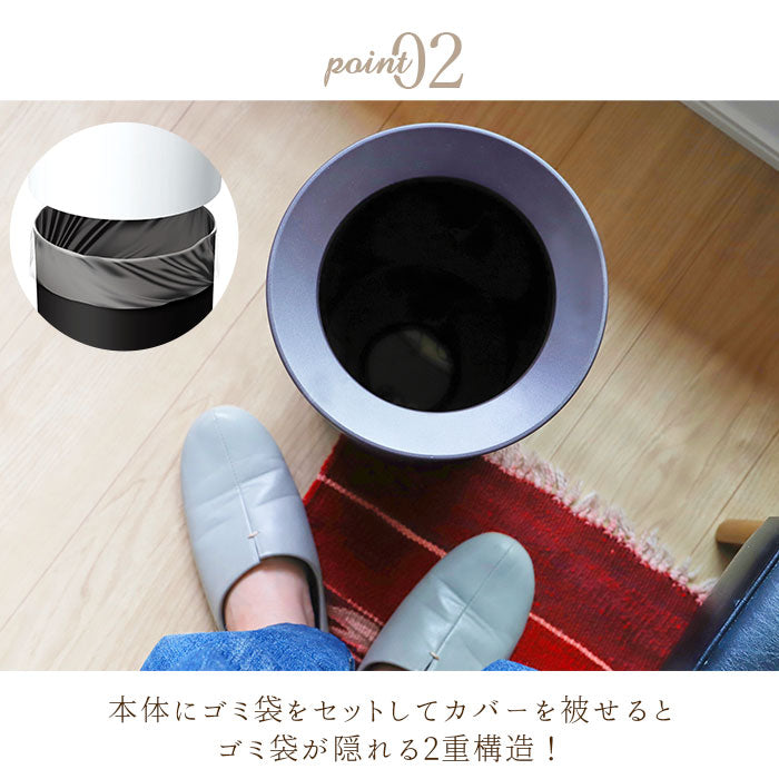【角型ブラウン・ダストボックス】 アスベル ゴミ箱 通販 ダストボックス ルクレール CV 丸型 筒形 6211 角型 6212 ごみ箱 おしゃれ 袋が見えない ゴミ 袋 隠せる リビング キッチン シンプル フタなしゴミ箱 ruclaire 6211