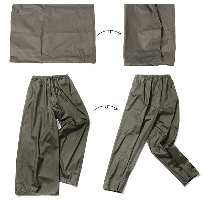 【ネイビー・Lサイズ】 レインパンツ レディース 通販 レインウェア ワイドパンツ パンツ ワイドパンツ マック 単品 自転車 通勤 通学 無地 シンプル ズボン 合羽 カッパ 登山 レイングッズ 雨具 雨