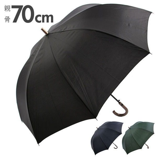 【2.紺・長かさ(70cm)】 傘 メンズ PROMENADE SKY 定番 スカイプロムナード かさ アンブレラ ジャンプ 大きい ワンタッチ 70cm