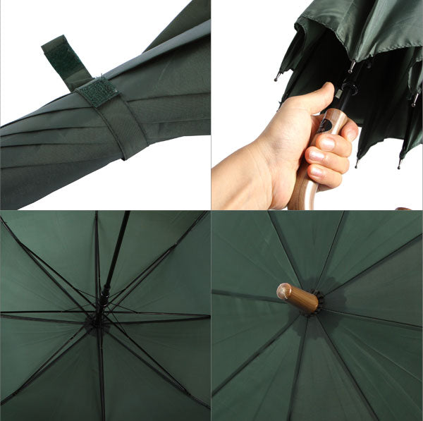 【3.緑・長かさ(70cm)】 傘 メンズ PROMENADE SKY 定番 スカイプロムナード かさ アンブレラ ジャンプ 大きい ワンタッチ 70cm