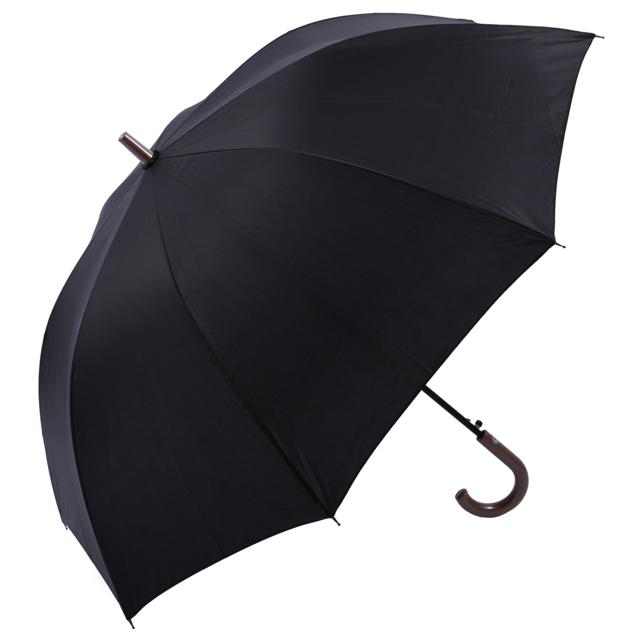 【1.黒・長かさ(65cm)】 傘 メンズ PROMENADE SKY 定番 スカイプロムナード かさ アンブレラ ジャンプ 大きい ワンタッチ 65cm