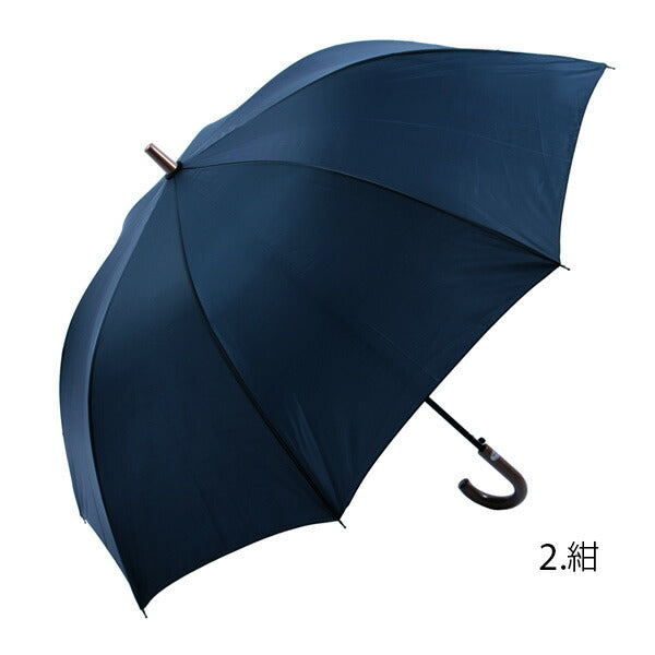 【1.黒・長かさ(65cm)】 傘 メンズ PROMENADE SKY 定番 スカイプロムナード かさ アンブレラ ジャンプ 大きい ワンタッチ 65cm