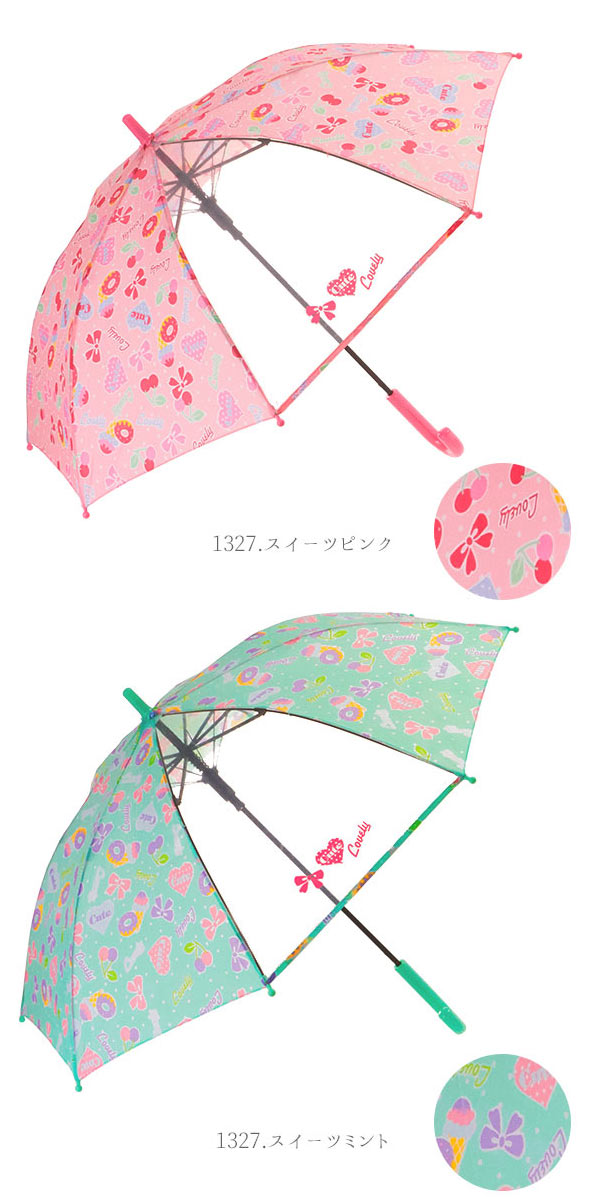【1326.アリスパープル】 ジャンプ傘 キッズ 50cm ATTAIN アテイン  通販 傘 子ども用 かさ ジャンプ 1コマ透明窓付き グラスファイバー 丈夫 折れにくい 軽い 軽量 かわいい おしゃれ 通園 通学 幼稚園 保育園