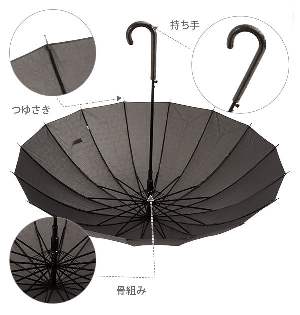 【2933.麻の葉水色】 ジャンプ傘 16本骨 55cm ATTAIN アテイン  通販 傘 ジャンプ レディース グラスファイバー骨 折れにくい 丈夫 55センチ かわいい おしゃれ シンプル エンボス 桜 さくら 麻の葉 七宝