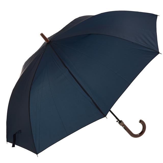 【3325.紺・長傘】 傘 メンズ 65cm 8本骨 SKY PROMENADE スカイプロムナード  通販 ジャンプ傘 男性 長傘 大きい 大きめ 65センチ グラスファイバー骨 丈夫 折れにくい ジャンプ ワンタッチ 無地 シンプル