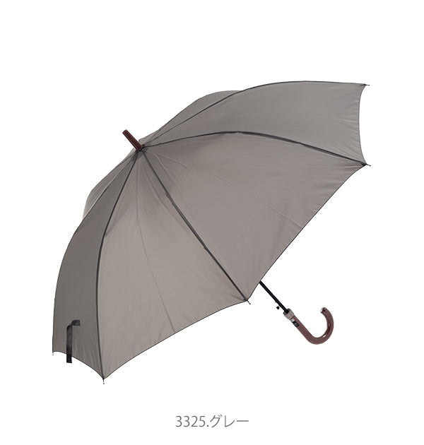 【3325.紺・長傘】 傘 メンズ 65cm 8本骨 SKY PROMENADE スカイプロムナード  通販 ジャンプ傘 男性 長傘 大きい 大きめ 65センチ グラスファイバー骨 丈夫 折れにくい ジャンプ ワンタッチ 無地 シンプル