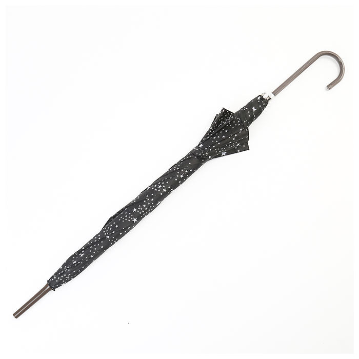 【ストライプBR・長傘58cm】 傘 レディース ブランド 長傘 通販 ジャンプ傘 約 60cm 58cm アテイン おしゃれ ワンタッチ 耐風傘 強風 グラスファイバー骨 花柄 ストライプ ドット 大人 かわいい アンブレラ 母の日