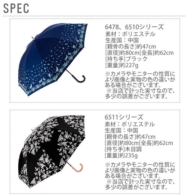 【6510.black】 晴雨兼用傘 47cm 8本骨 ATTAIN アテイン  通販 裏シルバー UV99%CUT 遮光率98.0%以上 日傘 レディース 手開き 手動 おしゃれ かわいい 軽い 軽量 ショートタイプ 雨傘 長傘 黒 ブラック