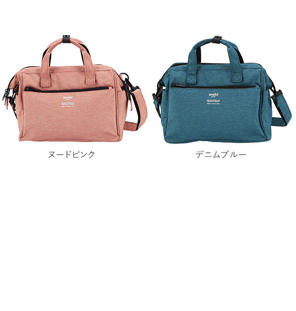 【ブラック】 アネロ ショルダーバッグ anello 通販 レディース メンズ 斜め掛け ブランド 小さめ おしゃれ 軽い 旅行 ブラック 軽量  2WAY ななめ掛け ななめがけ ミニボストンバッグ ボストンバッグ