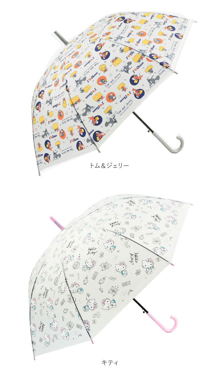【ミッキーロゴ・長傘60cm】 ビニール傘 かわいい 通販 60cm 子供 大人 傘 ジャンプ傘 レディース 長傘 キャラクター ディズニー ミッキー ミニー ドナルド モンスターズインク スヌーピー マーベル 2986 2987 2989