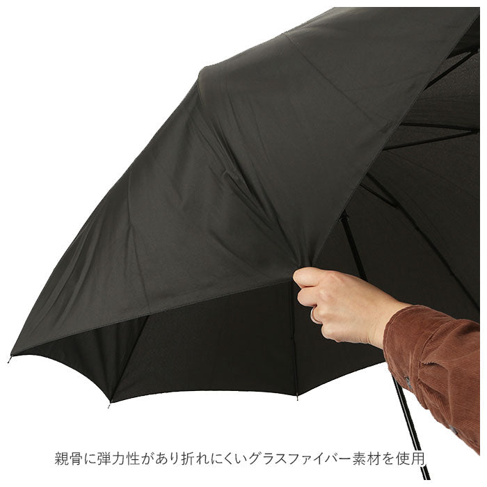 【黒・長傘60cm】 傘 メンズ 60 通販 長傘 カバー ブランド アテイン おしゃれ 防水カバー付き ジャンプ傘 長傘 60cm シンプル 無地 通勤 ブラック 黒 ネイビー 紺 アイディアグッズ 父の日 ギフト