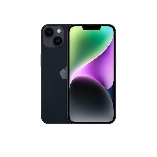 ★Appleストア版 国内正規SIMフリー iPhone14 512GB ミッドナイト MPWV3J/A　A2881 新品未開封　♪ガラスフィルムと透明ケースプレゼント
